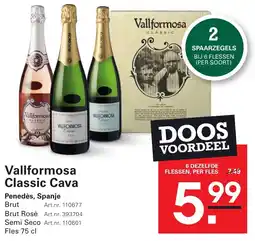 Sligro Vallformosa Classic Cava aanbieding