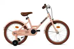 Decathlon Nogan Dutchy Kinderfiets - 18 Inch - Mat Roze - Inclusief Zijwielen aanbieding