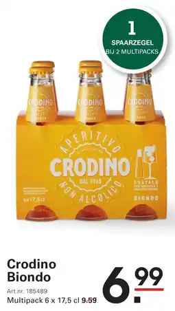 Sligro Crodino Biondo aanbieding