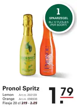 Sligro Pronol Spritz aanbieding
