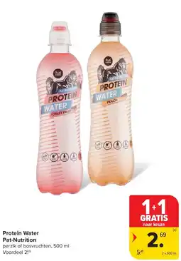 Carrefour Protein Water Pat-Nutrition aanbieding