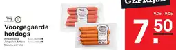 Sligro Voorgegaarde hotdogs aanbieding