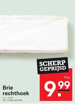 Sligro Brie rechthoek aanbieding
