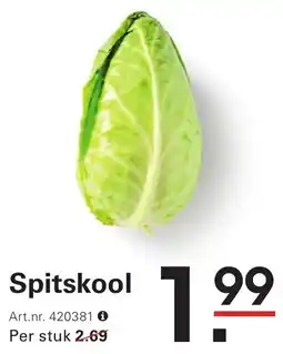 Sligro Spitskool aanbieding