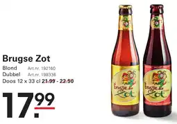 Sligro Brugse Zot aanbieding