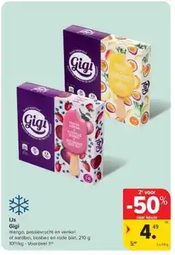 Carrefour Gigi IJs aanbieding