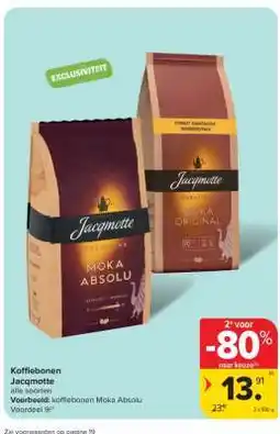 Carrefour Market Koffiebonen Jacqmotte aanbieding