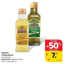 Carrefour Filippo Berio Olijfolie aanbieding