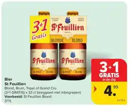 Carrefour St Feuillien Bier aanbieding