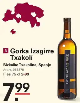 Sligro Gorka Izagirre Txakolí aanbieding