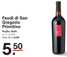 Sligro Feudi di San Gregorio Primitivo aanbieding