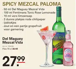 Sligro Del Maguey Mezcal Vida aanbieding
