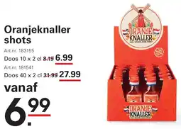 Sligro Oranjeknaller shots aanbieding