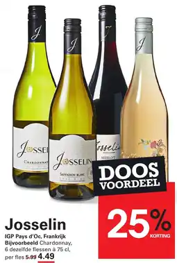 Sligro Josselin aanbieding