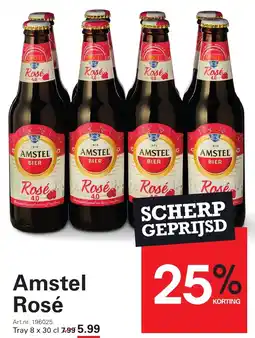 Sligro Amstel Rosé aanbieding