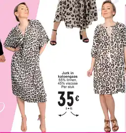 Cora Jurk in katoengaas aanbieding