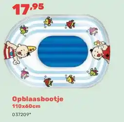 Happyland Opblaasbootje 110x60cm aanbieding
