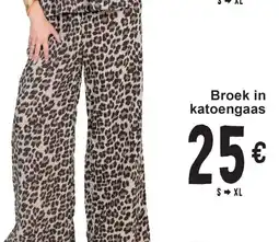 Cora Broek in katoengaas aanbieding