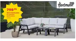 Happyland Ibiza hoeksalon in royal grey incl.kussens aanbieding