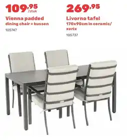 Happyland Livorno tafel 170x90cm in ceramic/ xerix aanbieding