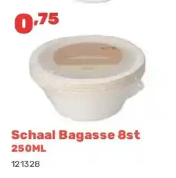 Happyland Schaal Bagasse 8st 250ML aanbieding