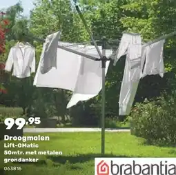 Happyland Droogmolen Lift-OMatic 50mtr. met metalen grondanker aanbieding