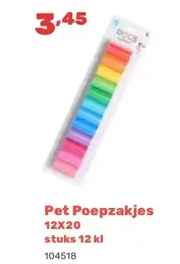 Happyland Pet Poepzakjes 12X20 stuks 12 kl aanbieding