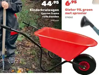 Happyland Kinderkruiwagen ijzeren frame volle banden aanbieding