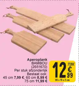 Cora Aperoplank Bambou aanbieding