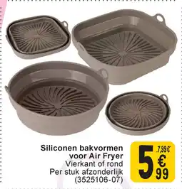 Cora Siliconen Bakvormen voor Air Fryer aanbieding