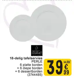 Cora 18-delig tafelservies Perle aanbieding
