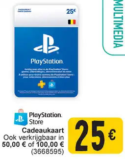 Cora PlayStation Store Cadeaukaart aanbieding