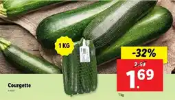 Lidl Courgette aanbieding