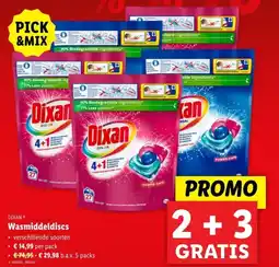 Lidl Dixan Wasmiddeldiscs aanbieding