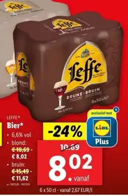 Lidl Leffe Bier aanbieding