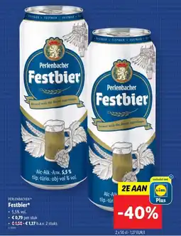 Lidl Perlenbacher Festbier aanbieding