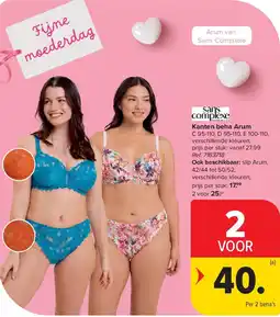 Carrefour Kanten beha Arum aanbieding