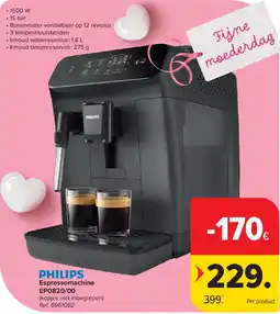 Carrefour Espressomachine EP0820/00 aanbieding