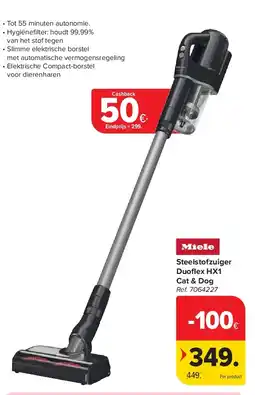 Carrefour Steelstofzuiger Duofl ex HX1 Cat & Dog aanbieding