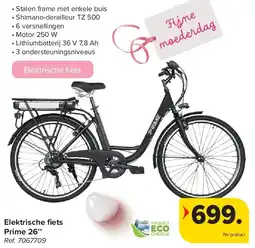 Carrefour Elektrische fi ets Prime 26’’ aanbieding