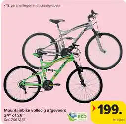 Carrefour Mountainbike volledig afgeveerd 24’’ of 26’ aanbieding