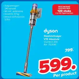 Carrefour Steelstofzuiger V15 Absolute aanbieding
