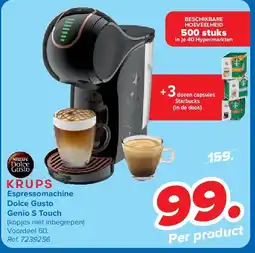 Carrefour Espressomachine Dolce Gusto Genio S Touch aanbieding
