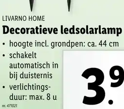 Lidl Decoratieve ledsolarlamp aanbieding