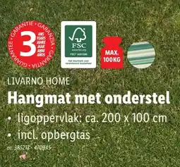 Lidl Hangmat met onderstel aanbieding