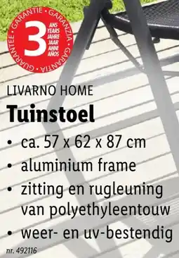 Lidl Tuinstoel aanbieding