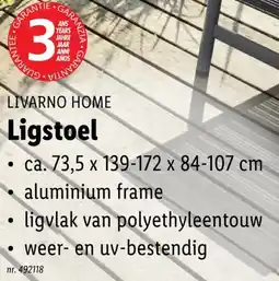 Lidl Ligstoel aanbieding