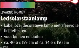 Lidl Ledsolarstaanlamp aanbieding