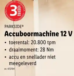 Lidl Accuboormachine 12 V aanbieding