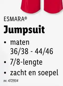 Lidl Jumpsuit aanbieding